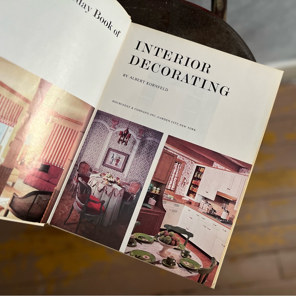 Vintage Doubleday Book Of Interior Decorating